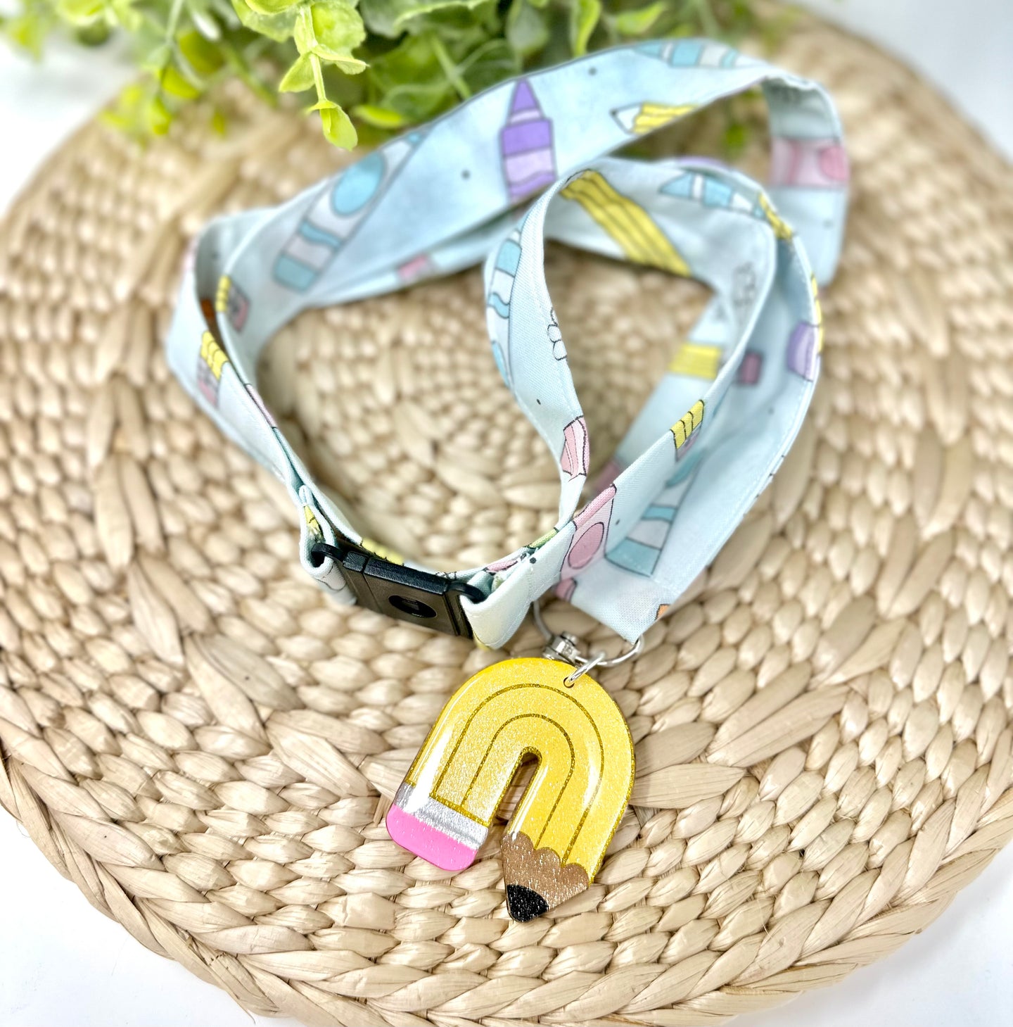 Fabric Lanyard with Acrylic